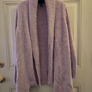 G.I.L.I. Smushy Open Front Cardigan/Lilac/Polyester & Acrylic/Size Large/NEW!!!